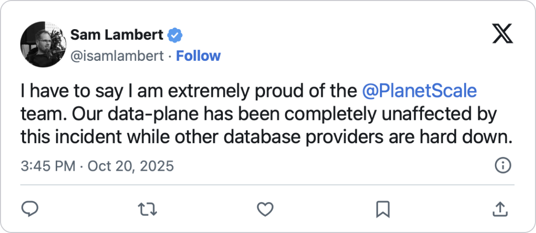 Sam Lambert Tweet