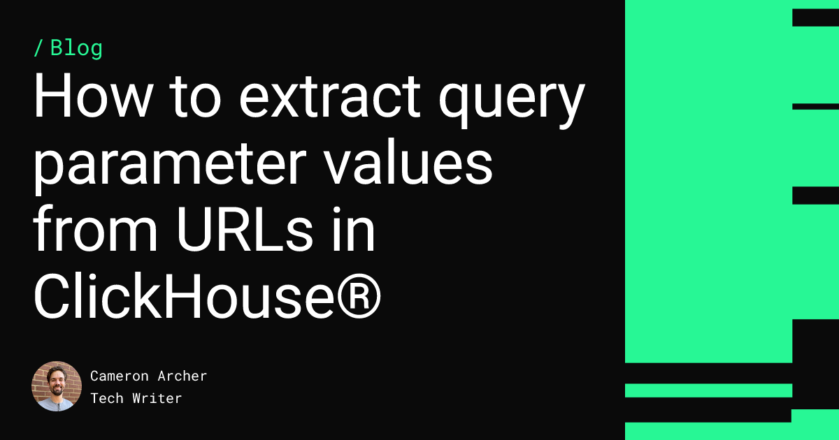 How to extract query parameter values from URLs in ClickHouse®