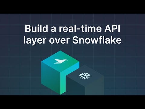 Publish real-time APIs over Snowflake data
