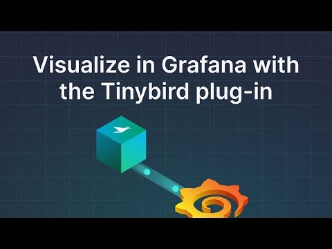 Visualize Tinybird Pipes in Grafana